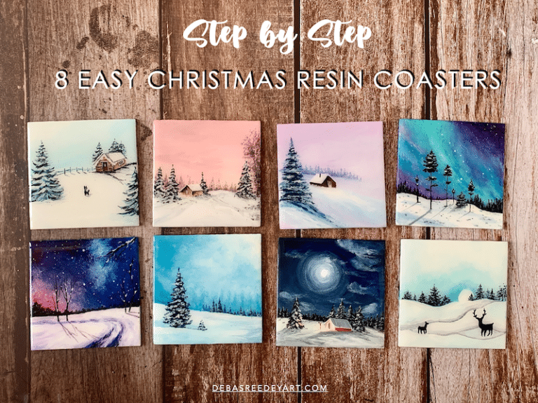 easy winter painting ideas