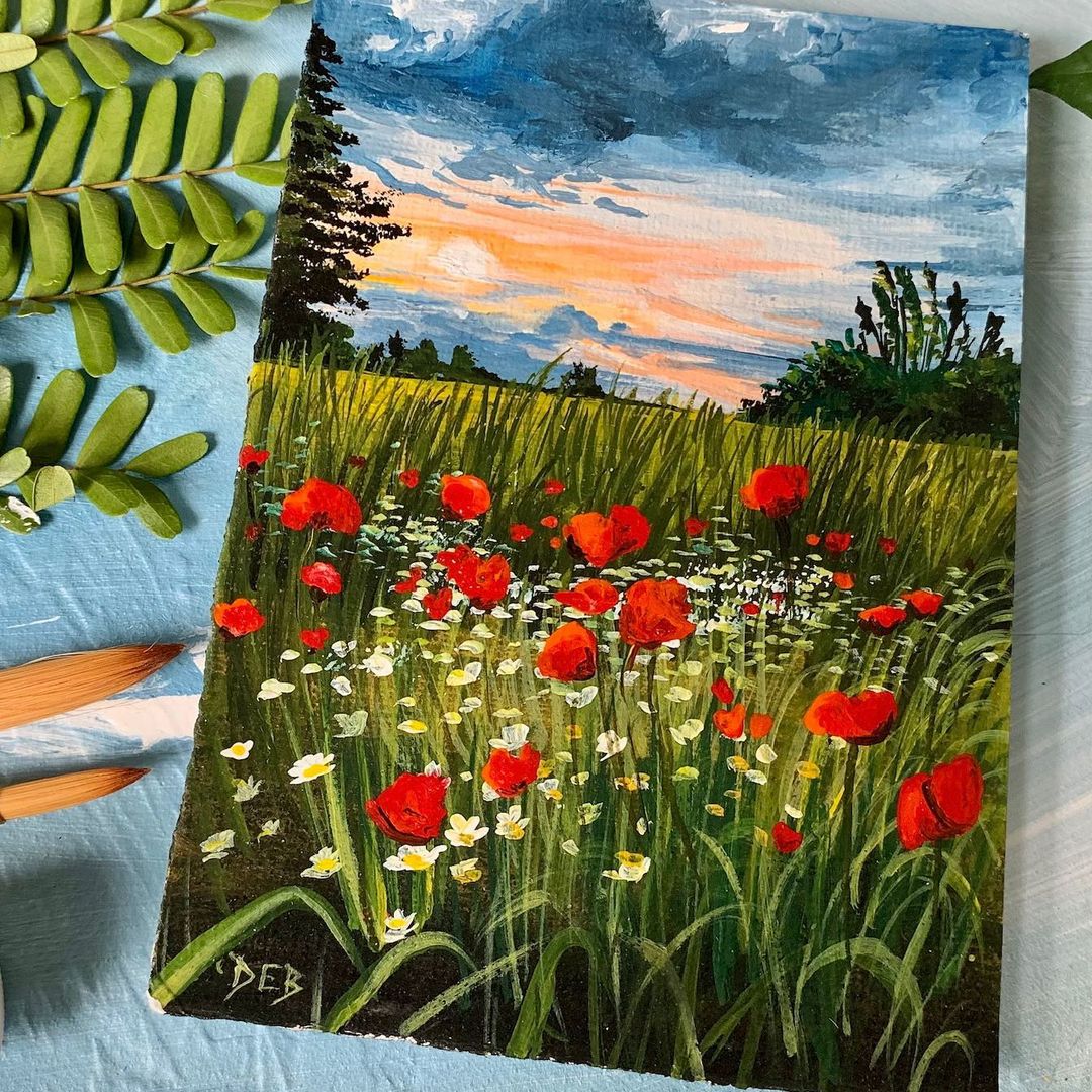 12 Acrylic Painting Surfaces A Beginner's Guide Debasree Dey Art