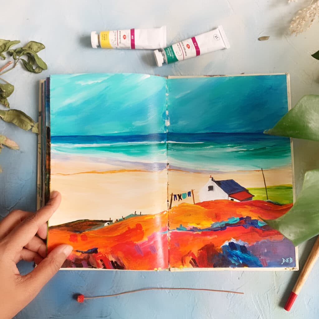 Debasree Dey Art Acrylic Painting Online Classes For Beginners