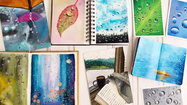 Master the Art of Rainy Landscapes with Acrylics