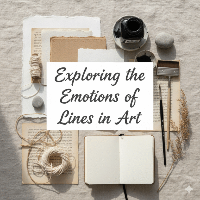 Exploring the Emotions of Lines in Art