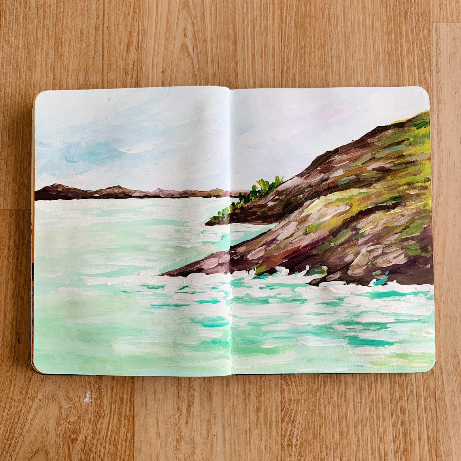 Sketchbook Landscapes 9 Days Challenge Online Class Debasree Dey Art sketchbook-landscapes-9-days-challenge-online-class-debasree-dey-art