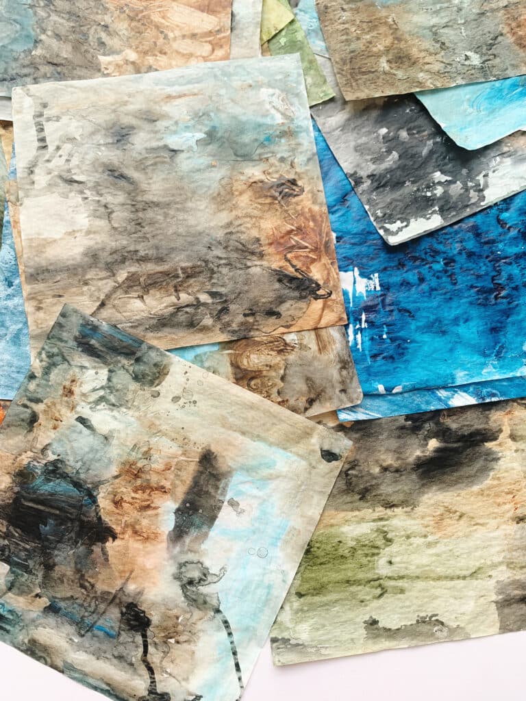 https://debasreedeyart.com/wp-content/uploads/2023/11/Dark-abstract-background-color-collage-papers-deli-Mixed-media-painting-diy-debasree-dey-art-2230-768x1024.jpg