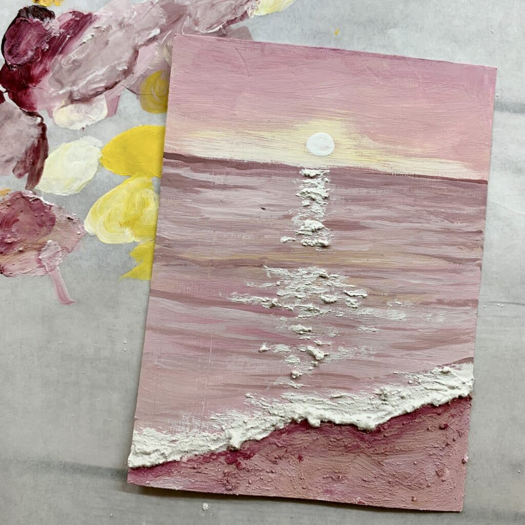 20-blush-pink-aesthetic-sunset-seascape-mixed-media-texture-acrylic-paintings-ideas-easy-simple-tutorial-beach-scenes-mini-canvas-step-by-step-for-beginners-debasree-dey-art-3051