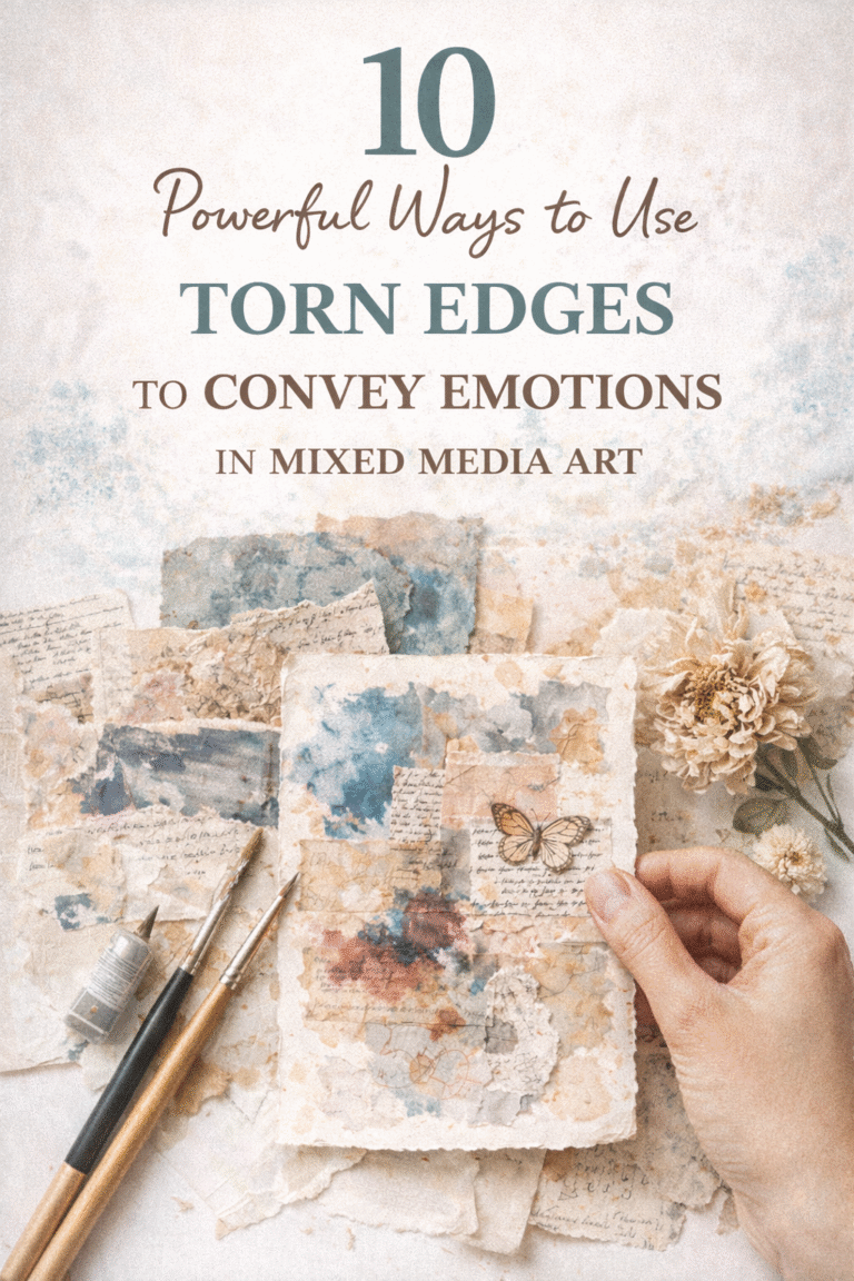10 Powerful Ways to Use Torn Edges to Convey Emotions in Mixed Media Art