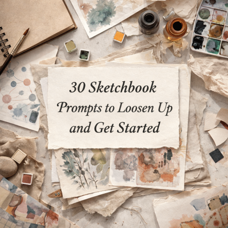 30 Sketchbook Prompts to Loosen Up and Get Started