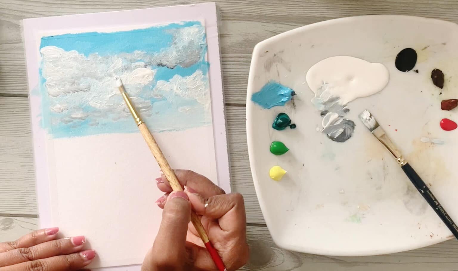 6 Easy Steps to Create a Stunning Acrylic Landscape Painting (Beginner ...