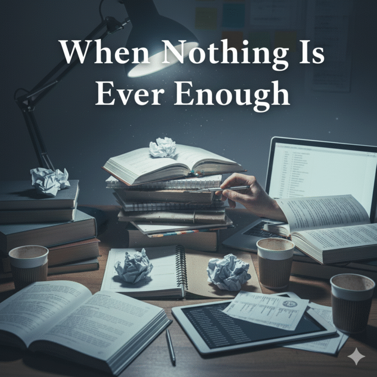 When Nothing Is Ever Enough