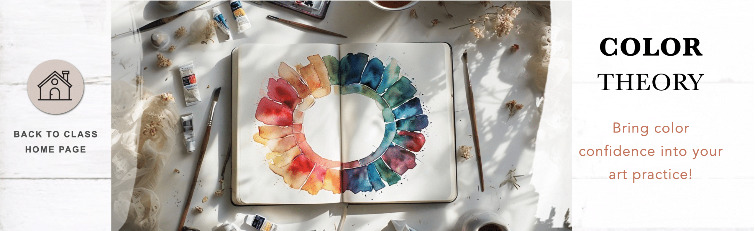 Color theory masterclass color journal color mixing online art class debasree dey art