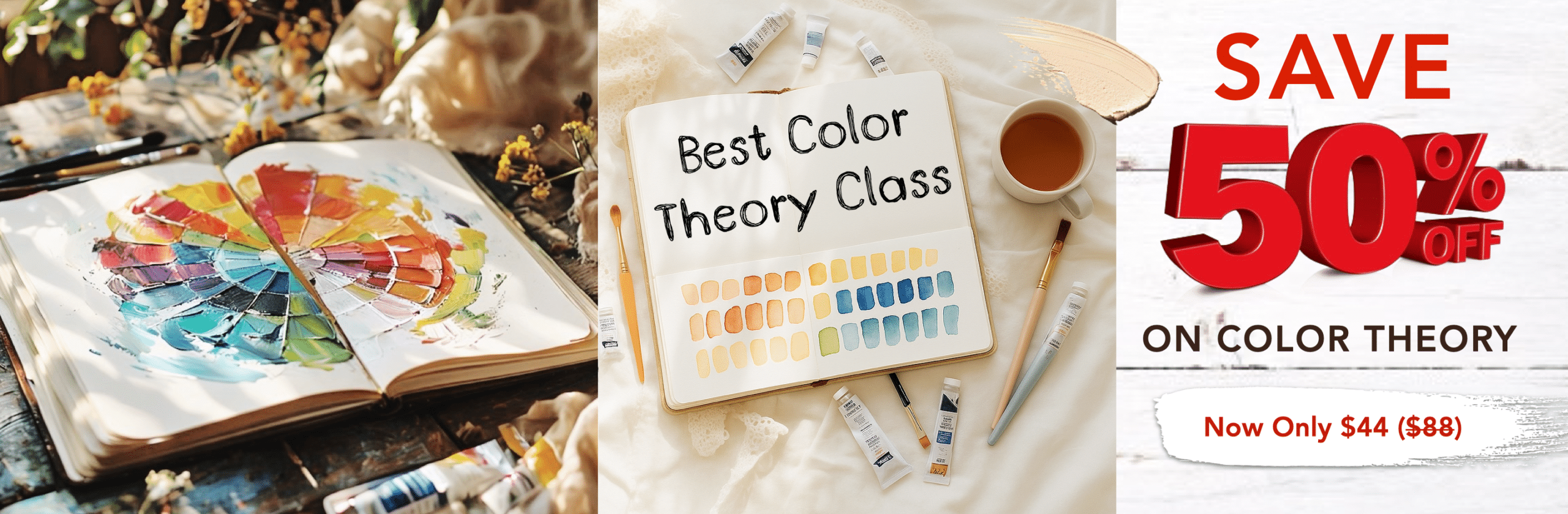 Color theory masterclass color journal color mixing online art class debasree dey art