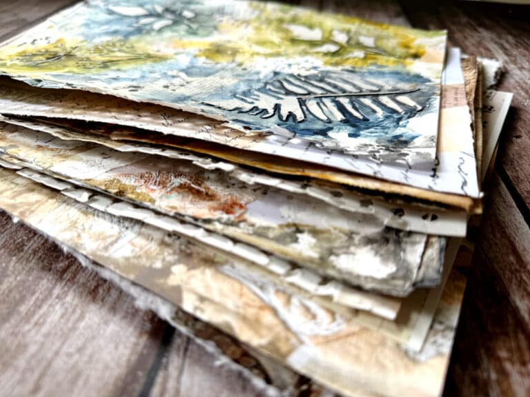 Collage-mastersheet-the-gathered-journal-scraps-fragments-mixed-media-art-journal-debasree-dey-art-4532