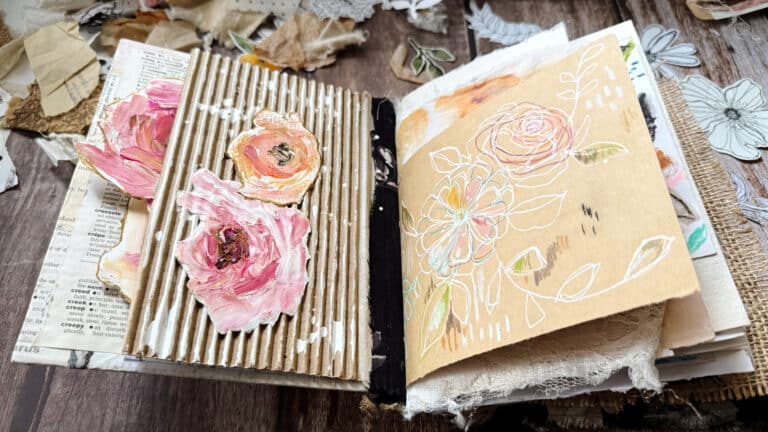 Flower-fest-handmade-artist-book-mixed-media-art-journal-debasree-dey-art-4410