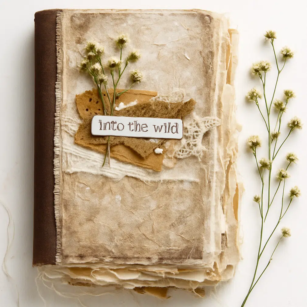 Into-the-wild-art-journal-artist-book-mixed-media
