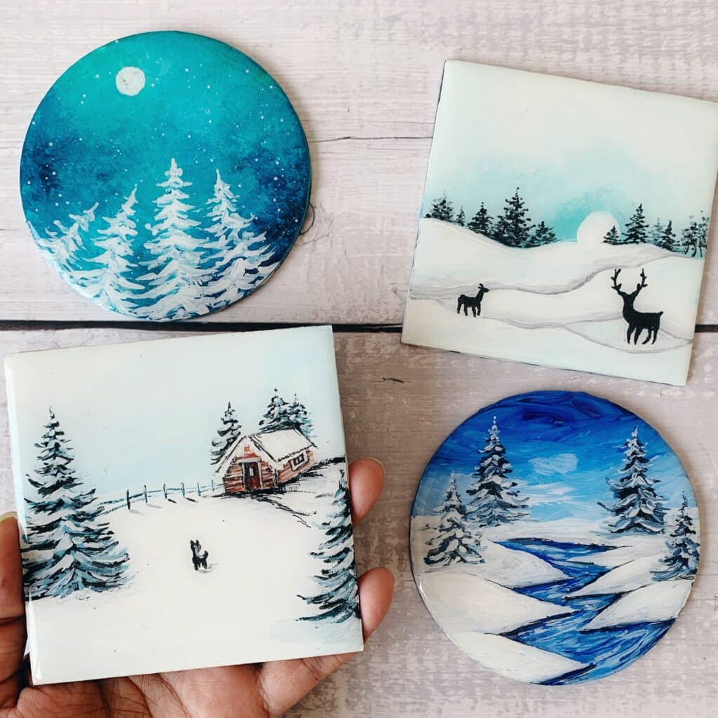 Resin-coasters
