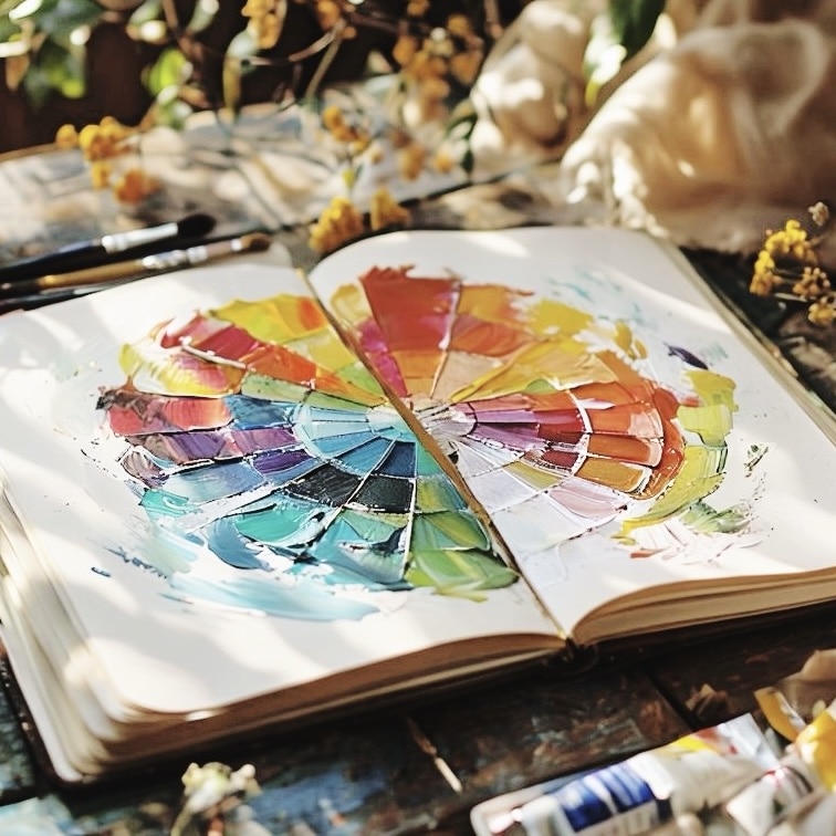 Color theory masterclass color journal color mixing online art class debasree dey art
