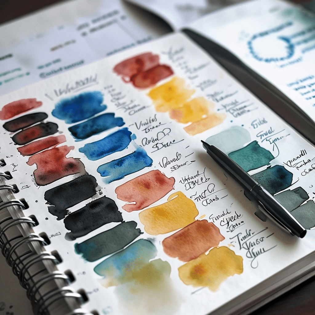Color theory masterclass color journal color mixing online art class debasree dey art