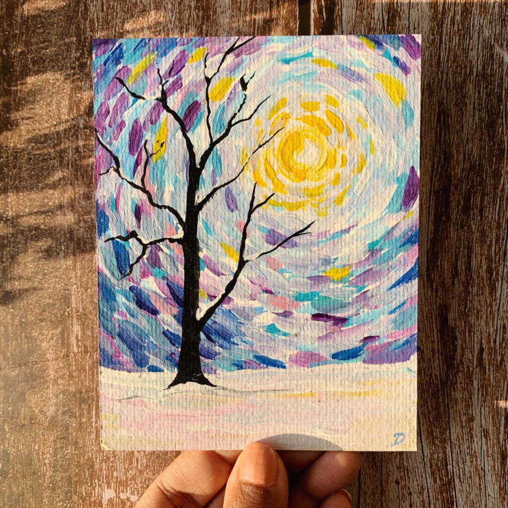 how-to-paint-snowy-pine-trees-acrylic-painting-tutorial-for-beginners-Debasree-Dey-Art-4648