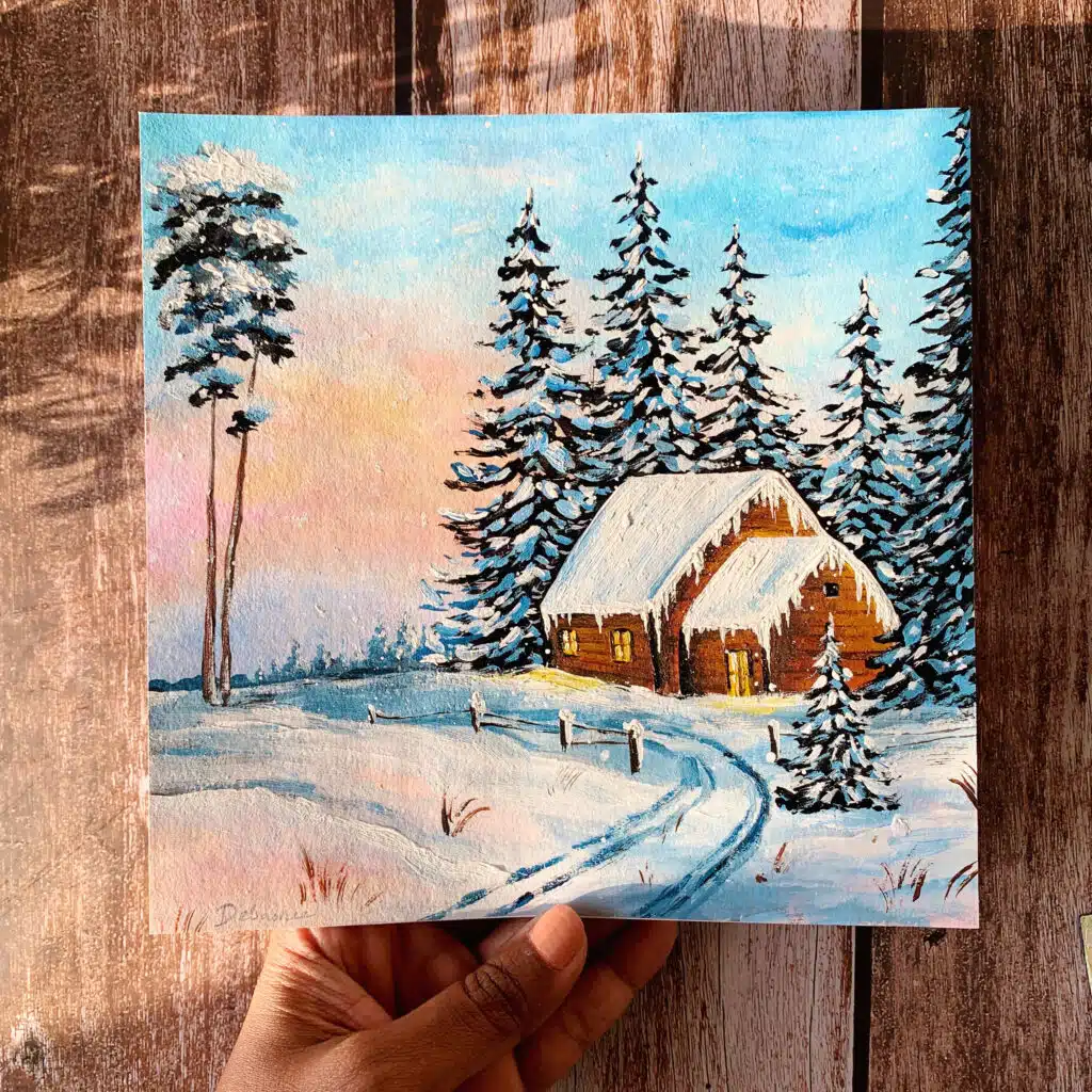 how-to-paint-snowy-pine-trees-acrylic-painting-tutorial-for-beginners-Debasree-Dey-Art-4651