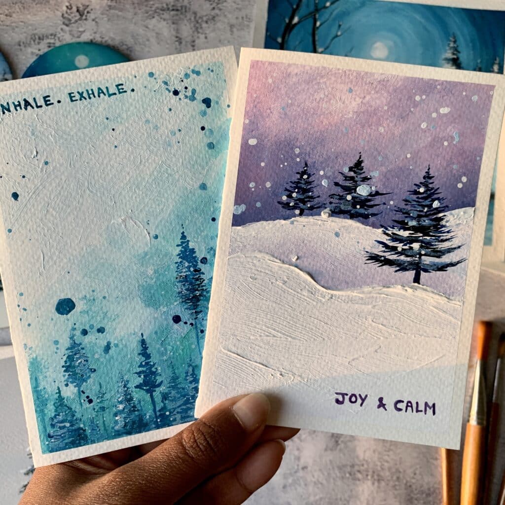 how-to-paint-snowy-pine-trees-acrylic-painting-tutorial-for-beginners-Debasree-Dey-Art_5888 2