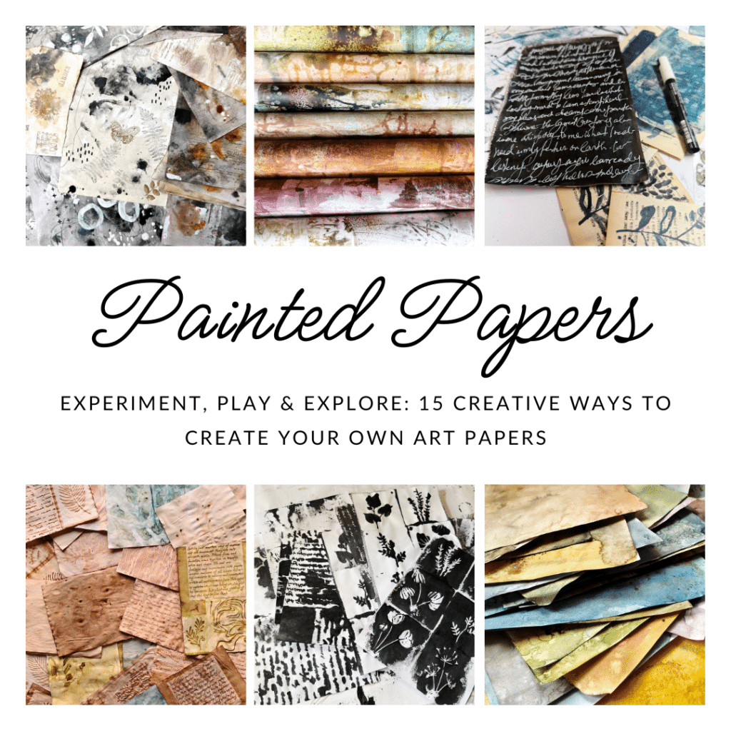 class square painted papers