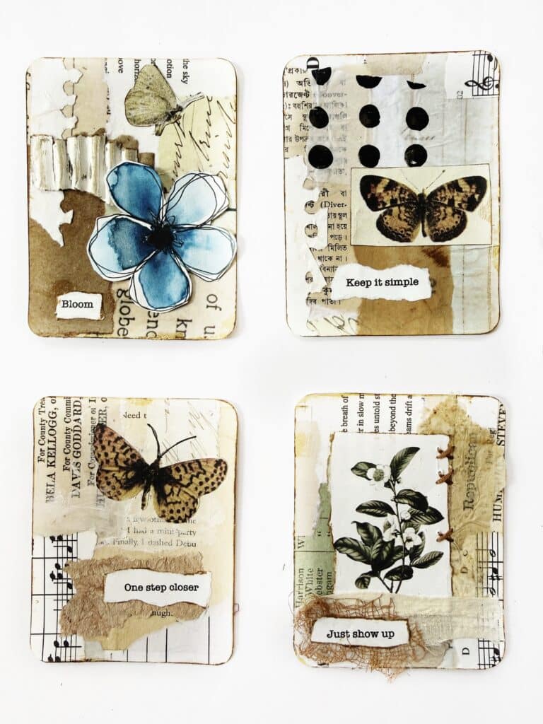 Clusters-Concertina-artist-book-accordion-fold-Mixed-media-junk-journal-collage-paper-fodder-tutorial-diy-debasree-dey-art-7349 2