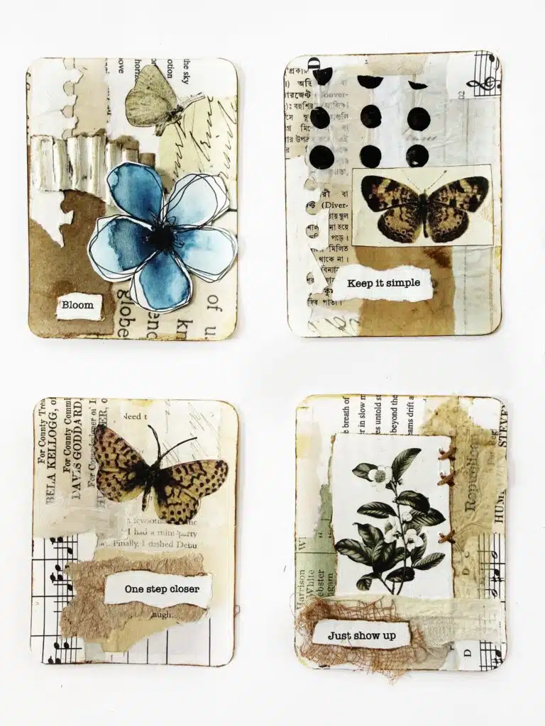 Clusters-Concertina-artist-book-accordion-fold-Mixed-media-junk-journal-collage-paper-fodder-tutorial-diy-debasree-dey-art-7349 2