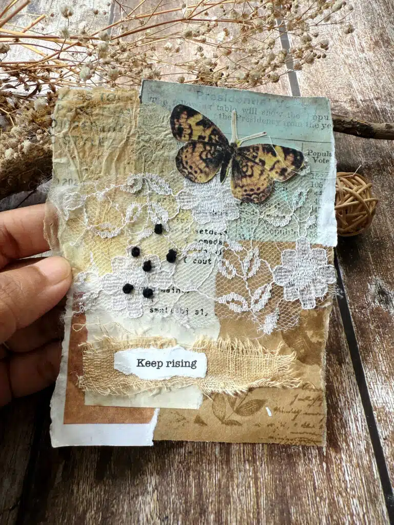Clusters-Concertina-artist-book-accordion-fold-Mixed-media-junk-journal-collage-paper-fodder-tutorial-diy-debasree-dey-art-7636