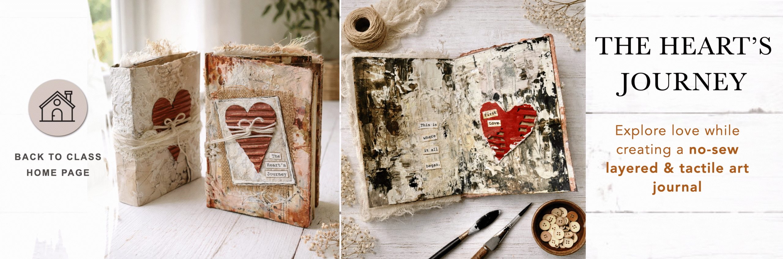 Mixed Media Art Journaling Class