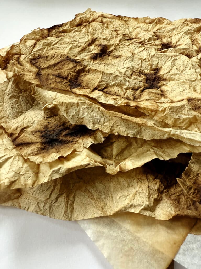 Coffee Dye Tissue Paper
