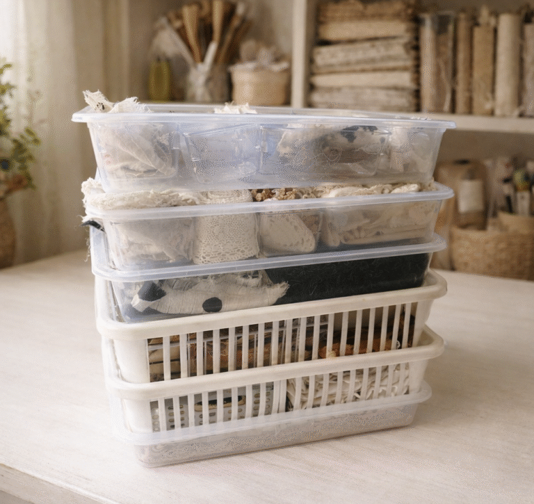 how to store fabric scraps