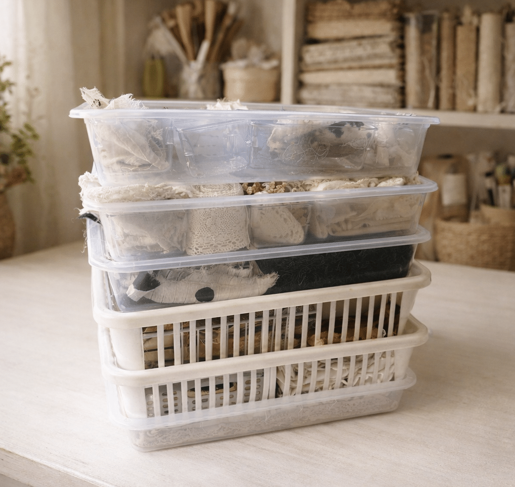 how to store fabric scraps
