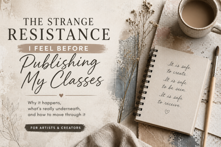 The Strange Resistance I Feel Right Before Publishing My Work