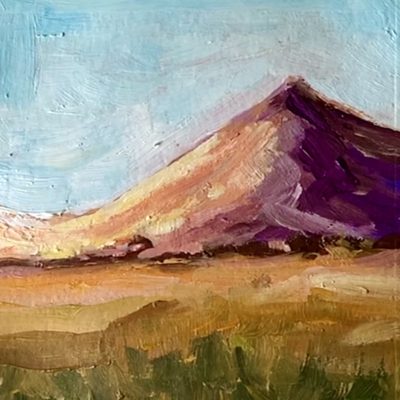 Flower-field-and-mountain-abstract-landscape-acrylic-painting-step-8