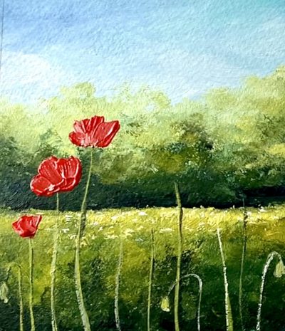 Poppy-field-easy-acrylic-painting-for-beginners-step-8