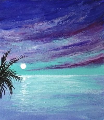 easy-moonlight-seascape-Beginner-acrylic-painting-tutorials-step-by-step-landscapes-step-8