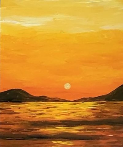 easy-sunset-seascape-acrylic-painting-for-beginners-step-by-step-7